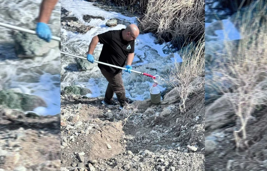 Elbistan doğan Ceyhan Nehri'ndeki kirliliğe 10 milyon lira ceza