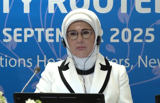 Emine Erdoğan, BM'de Aileden Başlayan Küresel Dayanışma etkinliğine katıldı