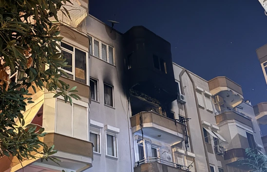 Evde çıkan yangında 1 kişi öldü, 1 kişi yaralandı