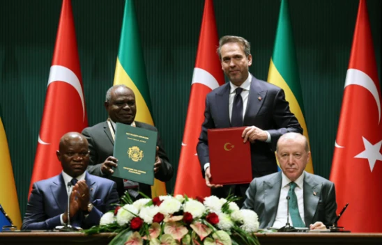 Gabon ile 3 alanda iş birliği