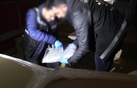 Gümrük kapılarında 525 kilogram uyuşturucuya el konuldu