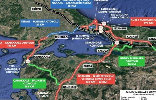 Güney Marmara Otoyolu, sanayi metropollerinin gücüne güç katacak