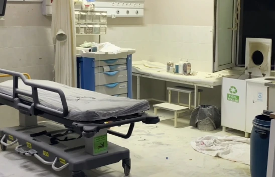 Hastane acil servisindeki patlama