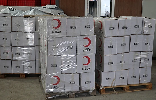 Hijyen kolileri Gazze için yola çıktı