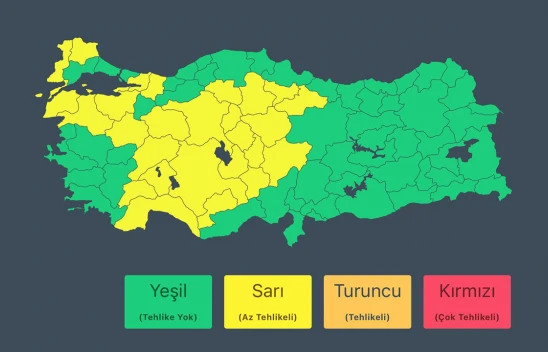 İçişleri Bakanlığı'ndan 28 il için sarı uyarı