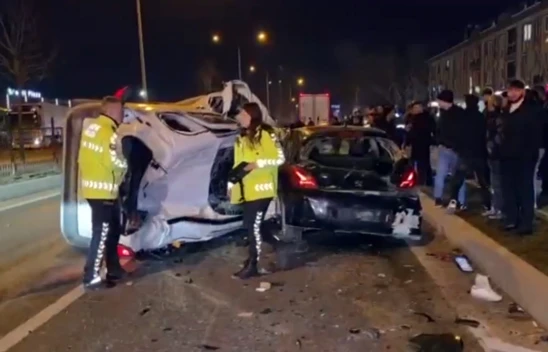 İki otomobilin çarpıştığı kazada 1 kişi öldü