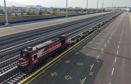 İntermodal terminal Railport'tan ilk tren çıkışı gerçekleşti