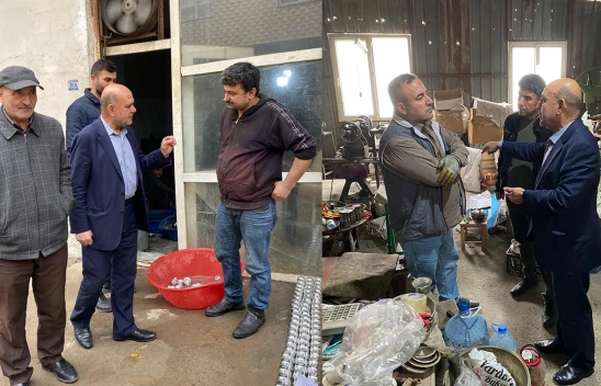 İsmail Binici'den esnafa seçim öncesi yoğun ziyaret turu