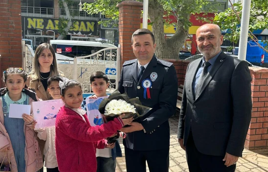 İstiklal'in minik yüreklerinden Türk Polis Teşkilatı'na anlamlı ziyaret