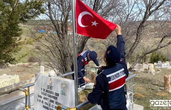 Jandarmadan anlamlı 18 Mart ziyareti