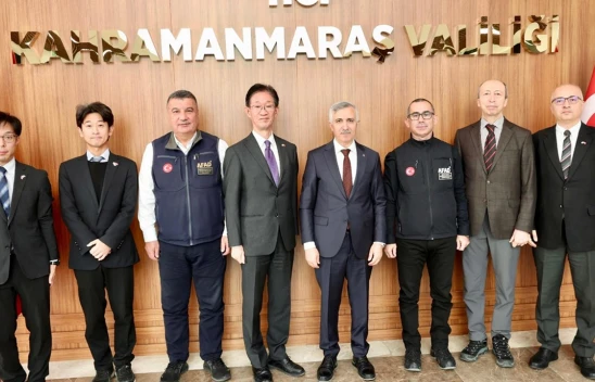 Japonya Büyükelçisi Tamura'dan Kahramanmaraş Valiliği'ne ziyaret