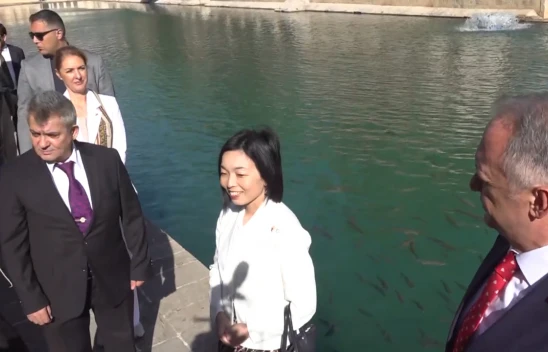 Japonya Prensesi Akiko Mikasa, Balıklıgöl'ü ziyaret etti