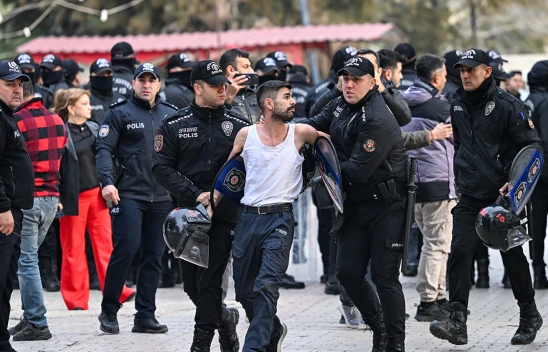 Kaçak yapıların tahliyesi sırasında gerginlik