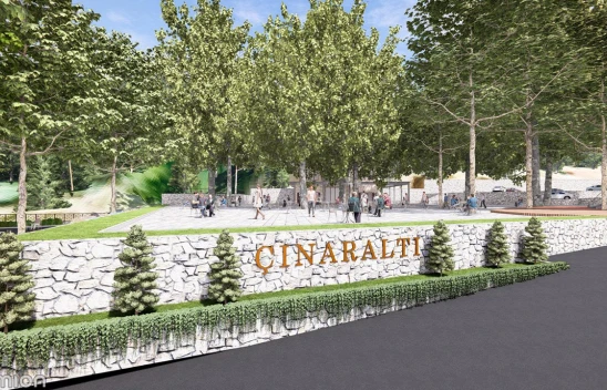 Kahramanmaraş'a yeni sosyal mekân! Çınaraltı