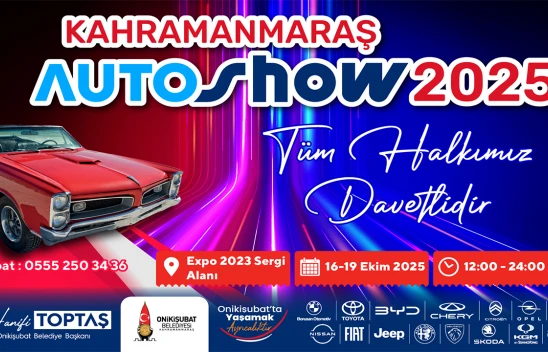 Kahramanmaraş, bölgenin en büyük Auto Show'una ev sahipliği yapacak