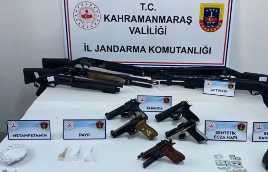 Kahramanmaraş dahil 8 ilde 9 ayrı suç örgütü çökertildi