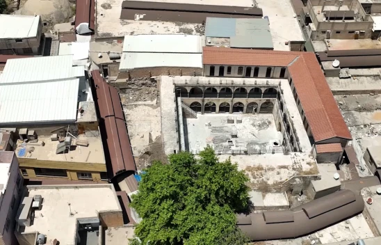 Kahramanmaraş depremlerinde ağır hasar alan han, yeniden ayağa kaldırıldı