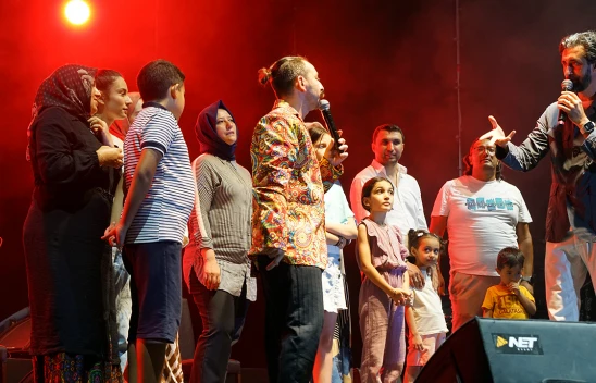 Kahramanmaraş fuarında aileler yarıştı