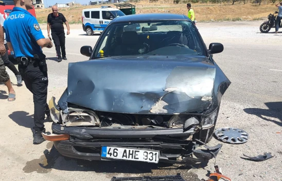 Kahramanmaraş'ın Afşin ilçesinde trafik kazası! 5 yaralı