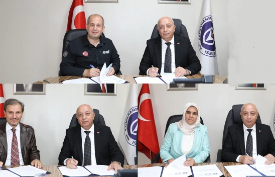 Kahramanmaraş İstiklal Üniversitesi'nden eğitim ve afet bilincine yönelik üçlü iş birliği atağı