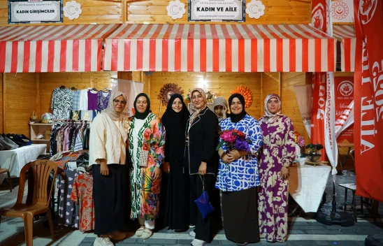 Kahramanmaraş kadınlarının el emeği Ağustos Fuarı'nda görücüye çıktı