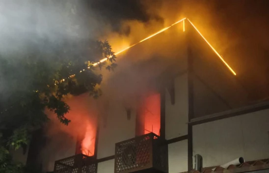 Kahramanmaraş Kapalı Çarşısı'nda korkutan yangın