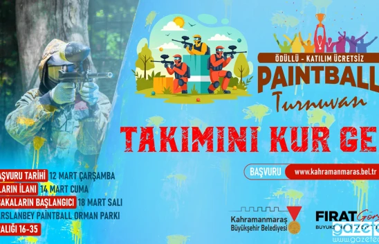 Kahramanmaraş Paintball Turnuvası için başvurular başladı