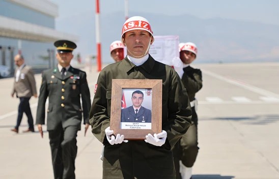 Kahramanmaraş, şehidini karşıladı