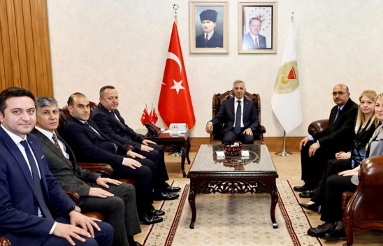 Kahramanmaraş SGK heyetinden, Vali Ünlüer'e ziyaret