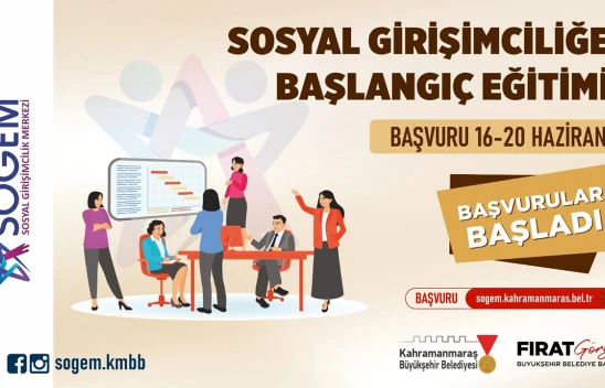 Kahramanmaraş SOGEM'e başvurular başladı