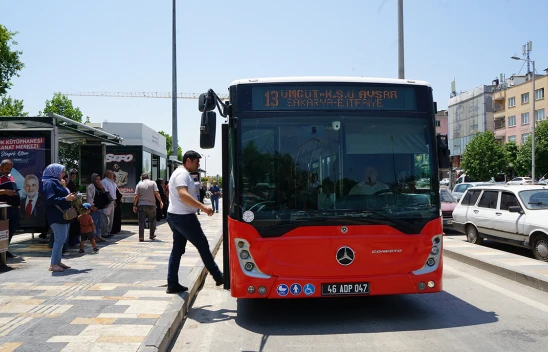 Kahramanmaraş'ta 11 bin kişi otobüsü tercih etti