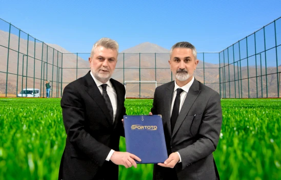 Kahramanmaraş'ta 11 ilçeye 35 yeni sentetik saha