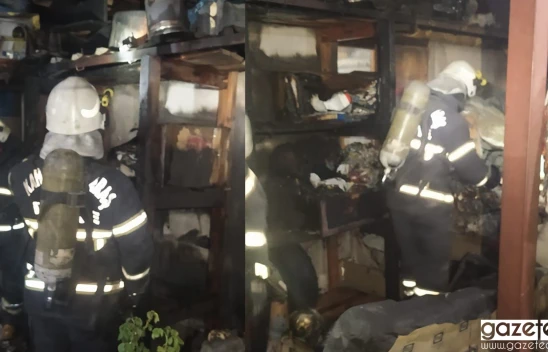 Kahramanmaraş'ta 3 katlı binanın çatısında yangın!