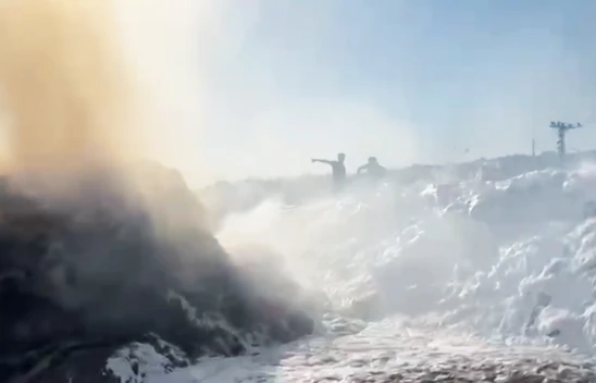 Kahramanmaraş'ta 300 ton saman yanarak küle döndü