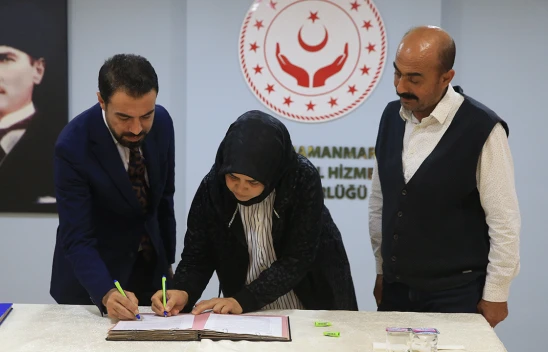 Kahramanmaraş'ta 8 aileyle protokol imzalandı