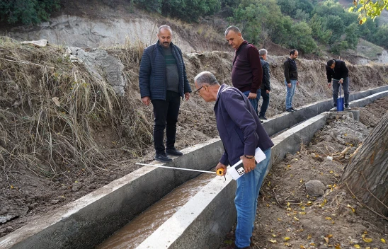 Kahramanmaraş'ta 9 bin 860 dekar tarım arazisine can suyu