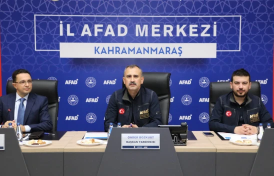 Kahramanmaraş'ta AFAD Koordinasyon Toplantısı gerçekleşti