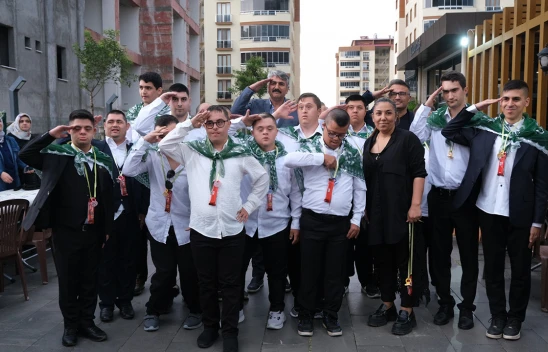 Kahramanmaraş'ta anlamlı asker uğurlaması