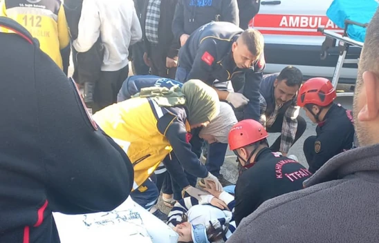 Kahramanmaraş'ta asker uğurlamasından dönerken kaza: 2 yaralı