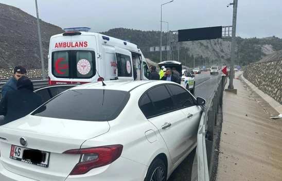 Kahramanmaraş'ta aynı noktada 50 saniye arayla 3 ayrı kaza