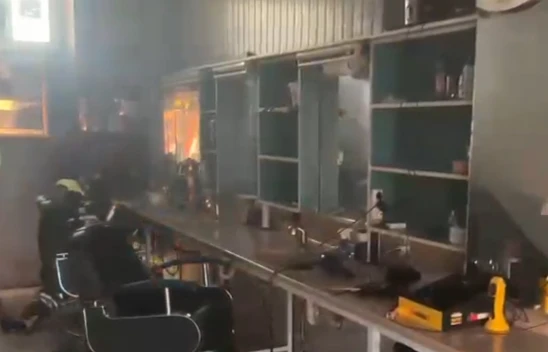 Kahramanmaraş'ta bir iş yerinde yangın!