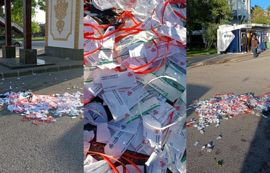 Kahramanmaraş'ta çevreyi kirleten bankalara tepki