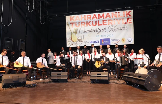 Kahramanmaraş'ta Cumhuriyet Konseri'ne yoğun ilgi