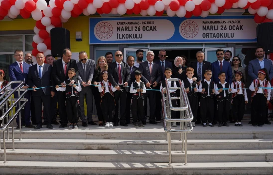 Kahramanmaraş'ta depreme dayanıklı yeni okullar hizmete açıldı