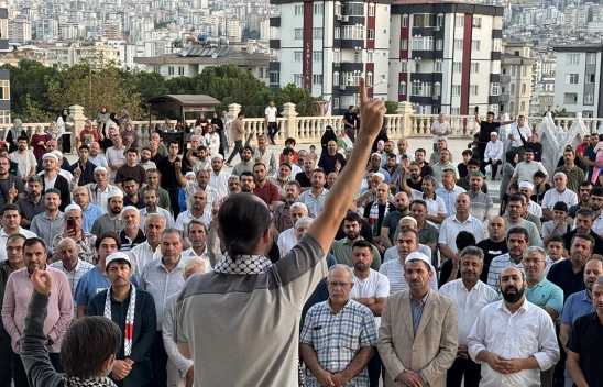 Kahramanmaraş'ta dualar Filistin ve Küresel Sumud Filosu için yükseldi