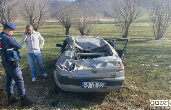 Kahramanmaraş'ta eğitimcileri taşıyan araç takla attı! Yaralılar var