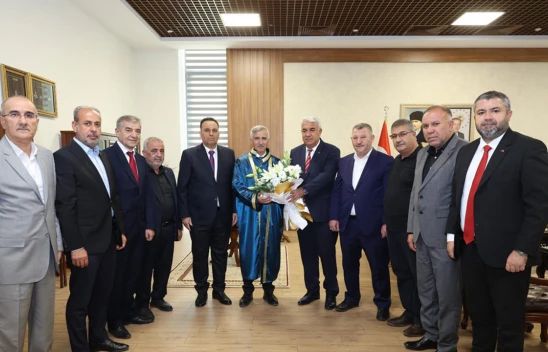 Kahramanmaraş'ta esnaf odalarından Vali Ünlüer'e ziyaret