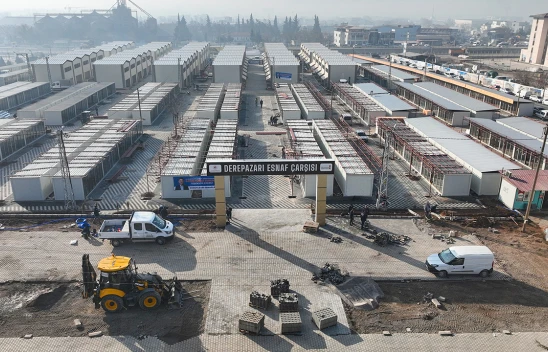 Kahramanmaraş'ta esnafa can suyu olacak, 230 iş yeri inşasında sona gelindi