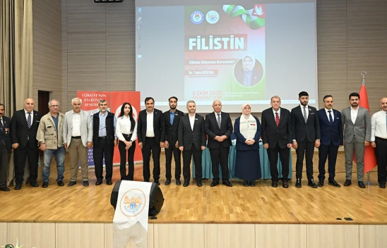 Kahramanmaraş'ta Filistin dünyanın neresinde konferansı verildi