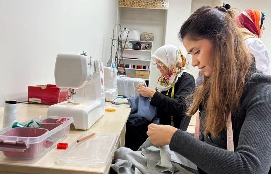 Kahramanmaraş'ta kadın eliyle üretim ve dönüşüm sürüyor